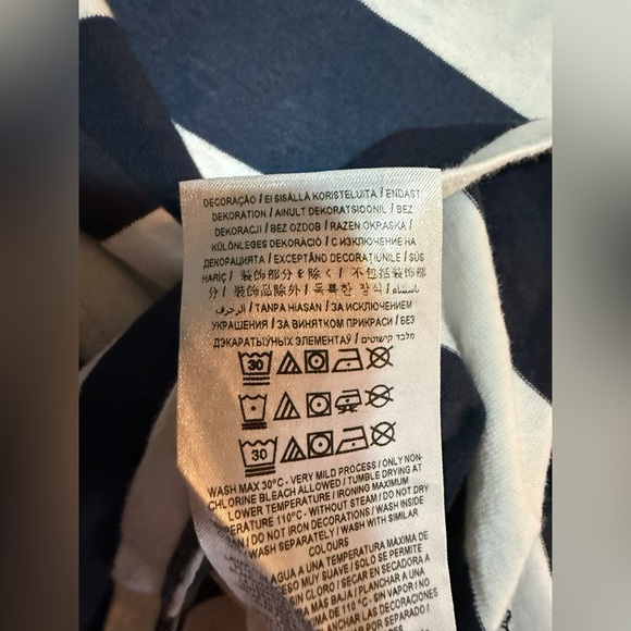 Madhappy Guess Originals Striped Cotton Tee Shirt Size Medium - Picture 5 of 6